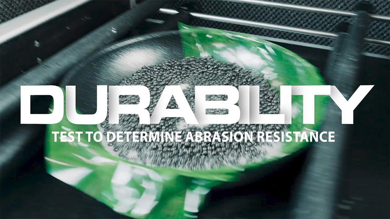 Abrasion test of durability for Ceramic and PTFE pans