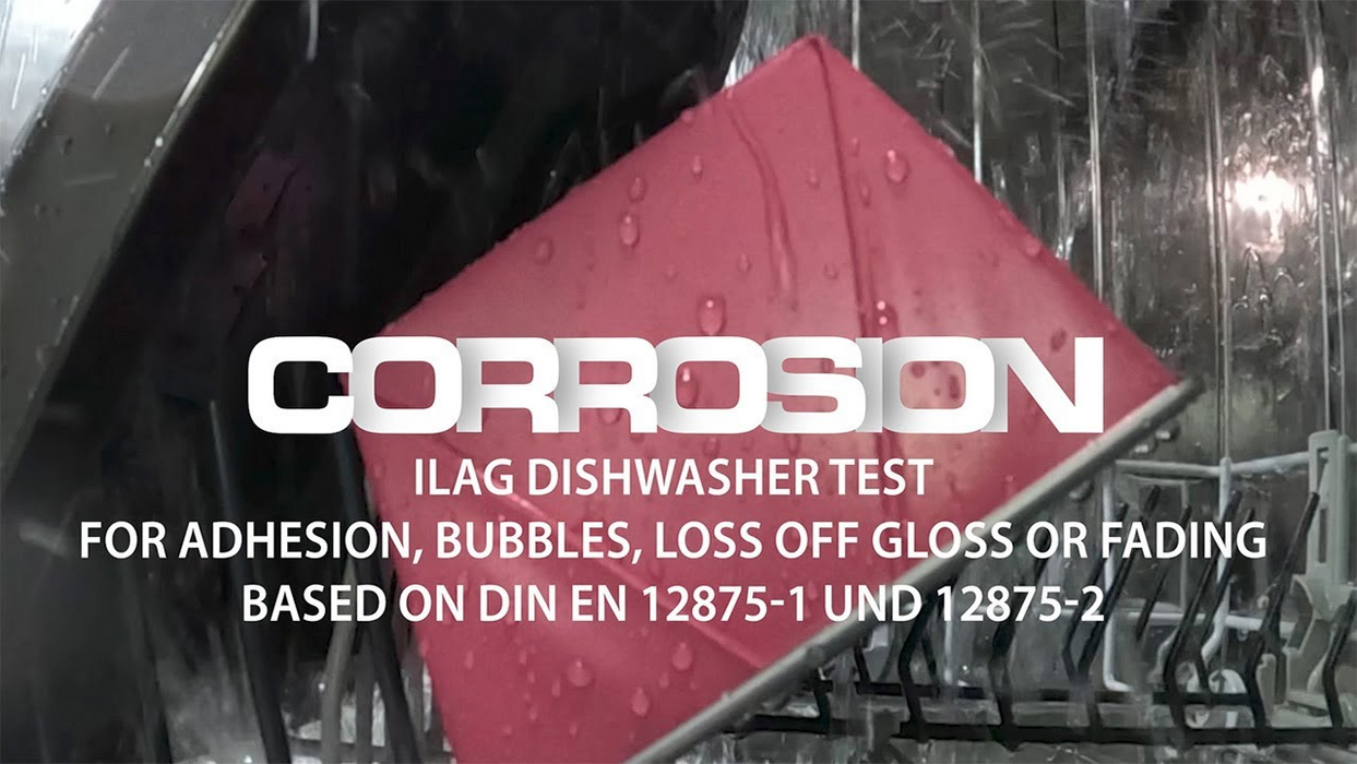 Dishwasher test for corrosion